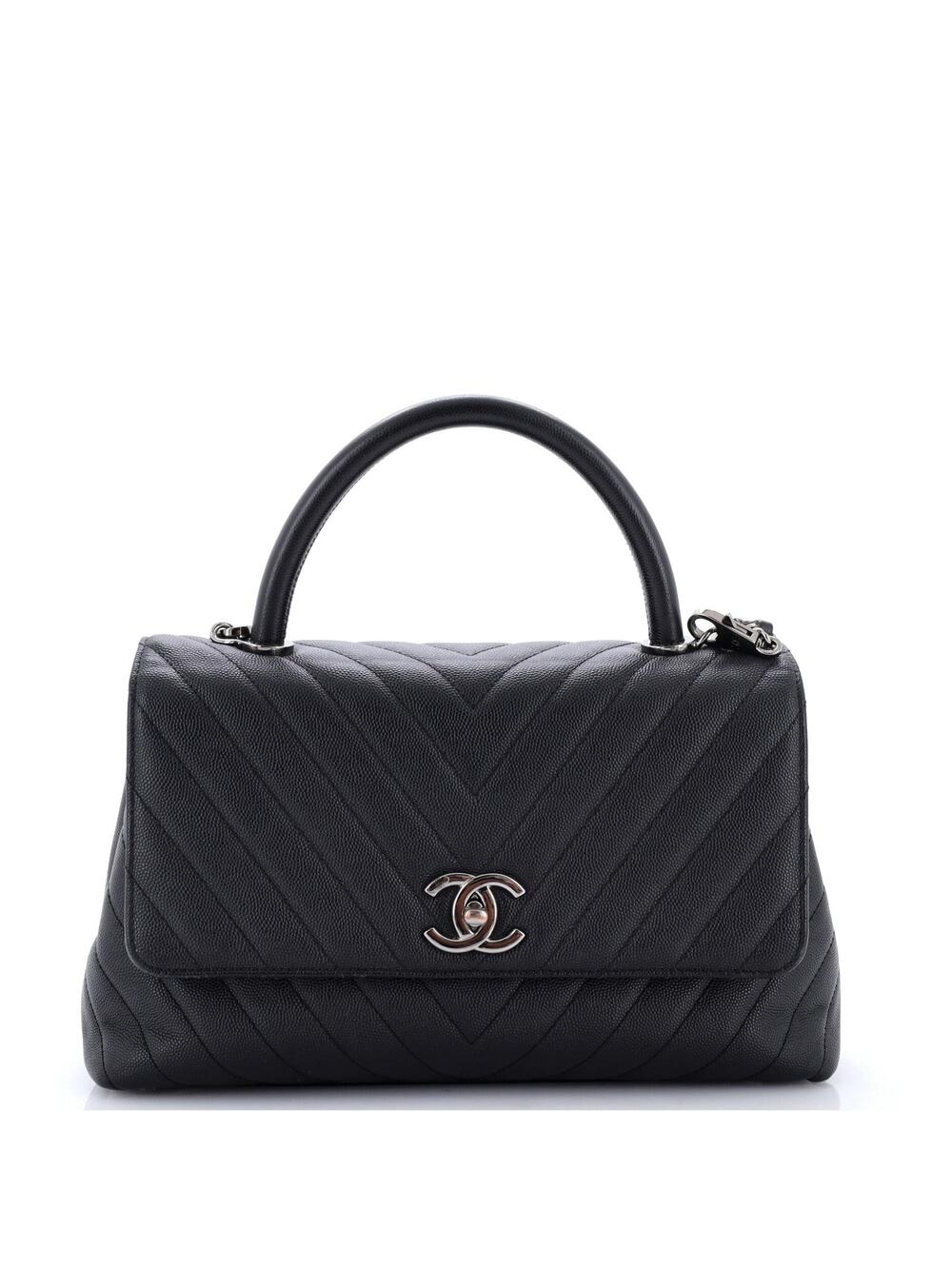 Chanel Coco Top Handle Bag Chevron #343412C43B